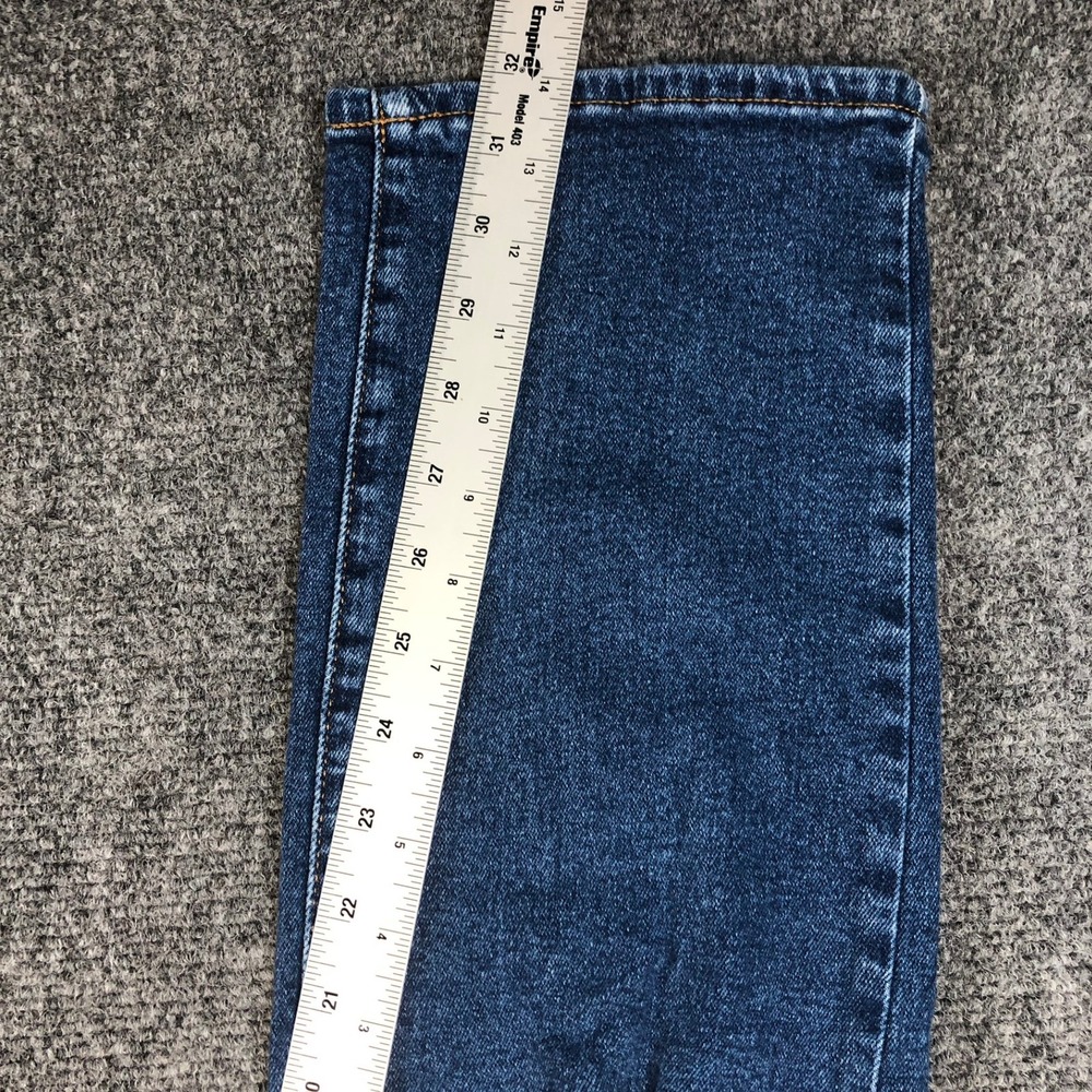 Lucky Brand 410 Athletic Slim Jeans Men's 32x32 Distressed Ripped Blue Denim - Picture 10 of 14